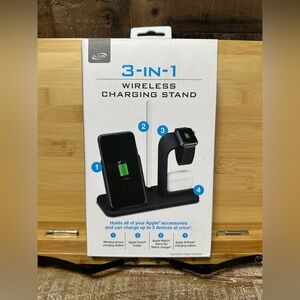 NEW iLive 3 In 1 Wireless Charging Station Phone, Apple pencil, Watch & Air Pods